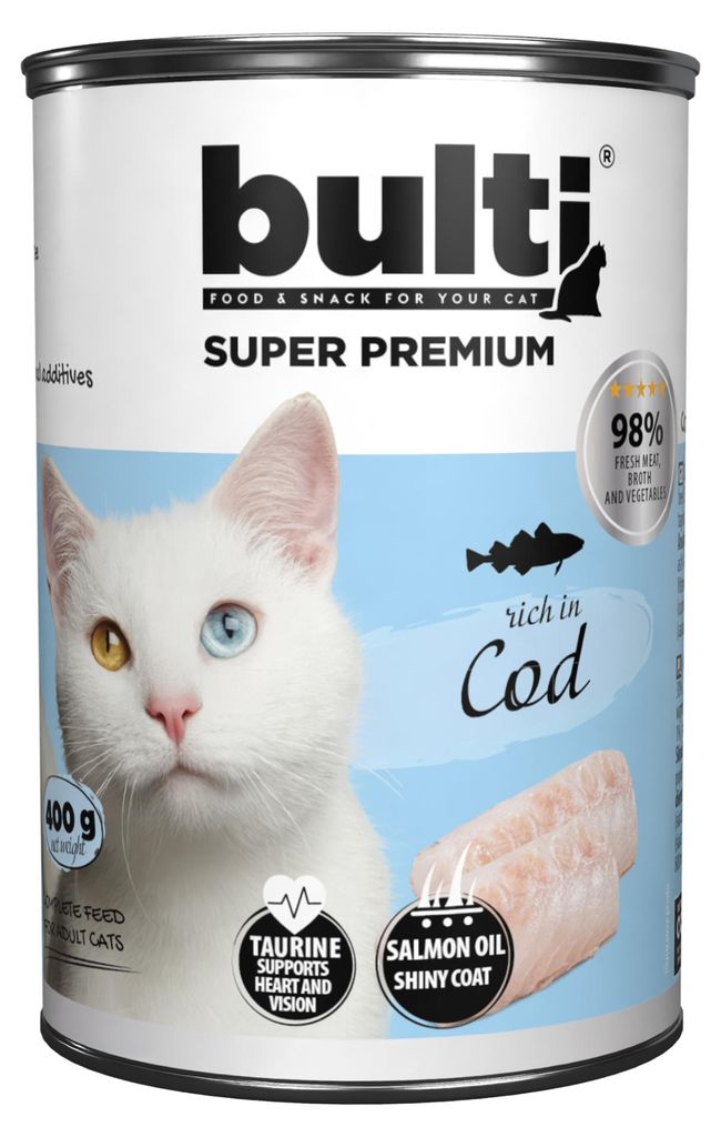 BULTI | BULTI Katzenfutter - Nassfutter für Katzen Kabeljau Produktbild 