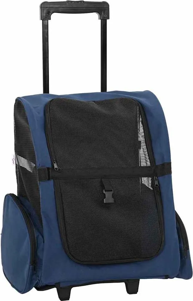 vidaXL Carrello 3-in-1 per Animali Domestici | Blu Oxford 48x32cm