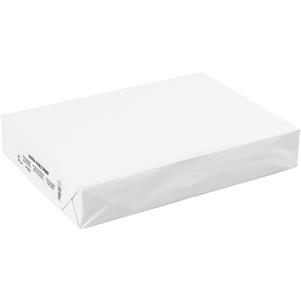 Zeichenpapier oder Kopierpapier weiß, A4, 500vel
