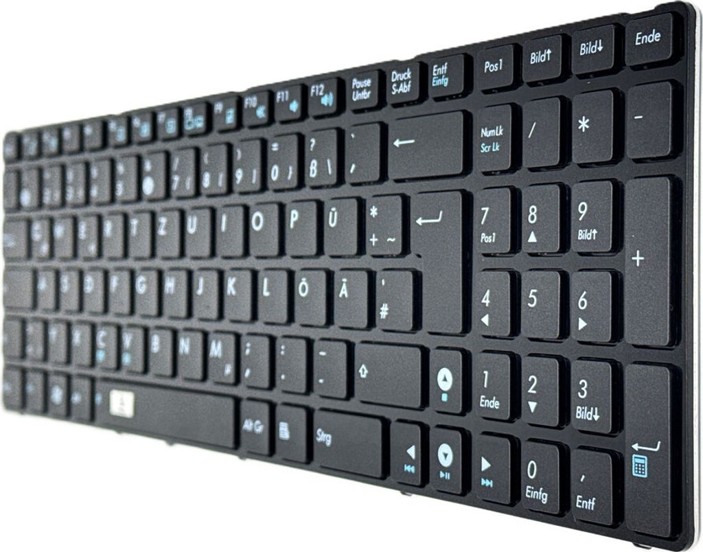 DEUTSCHE - Schwarz Tastatur Keyboard kompatibel für P/N: 0KNB0-602CGR00