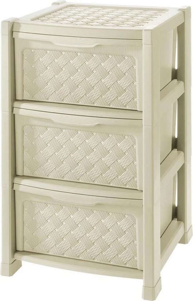 Komoda Arianna Tontarelli Arianna 3 szuflady Biały 38 x 38 Zdjęcie produktu 