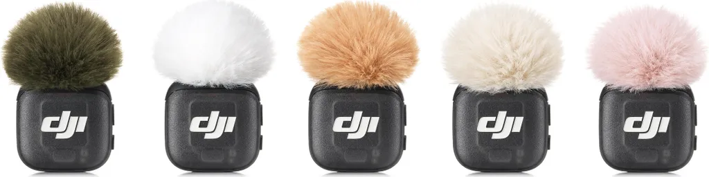 Set 5 Parabrezza Multicolore per DJI Mic 3 - Accessori Audio PRO