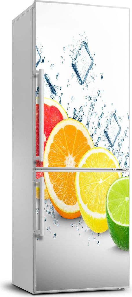 Tulup Kühlschrankdekoration - 70x190 cm - Aufkleber auf dem Kühlschrank - Zitrusfrüchte