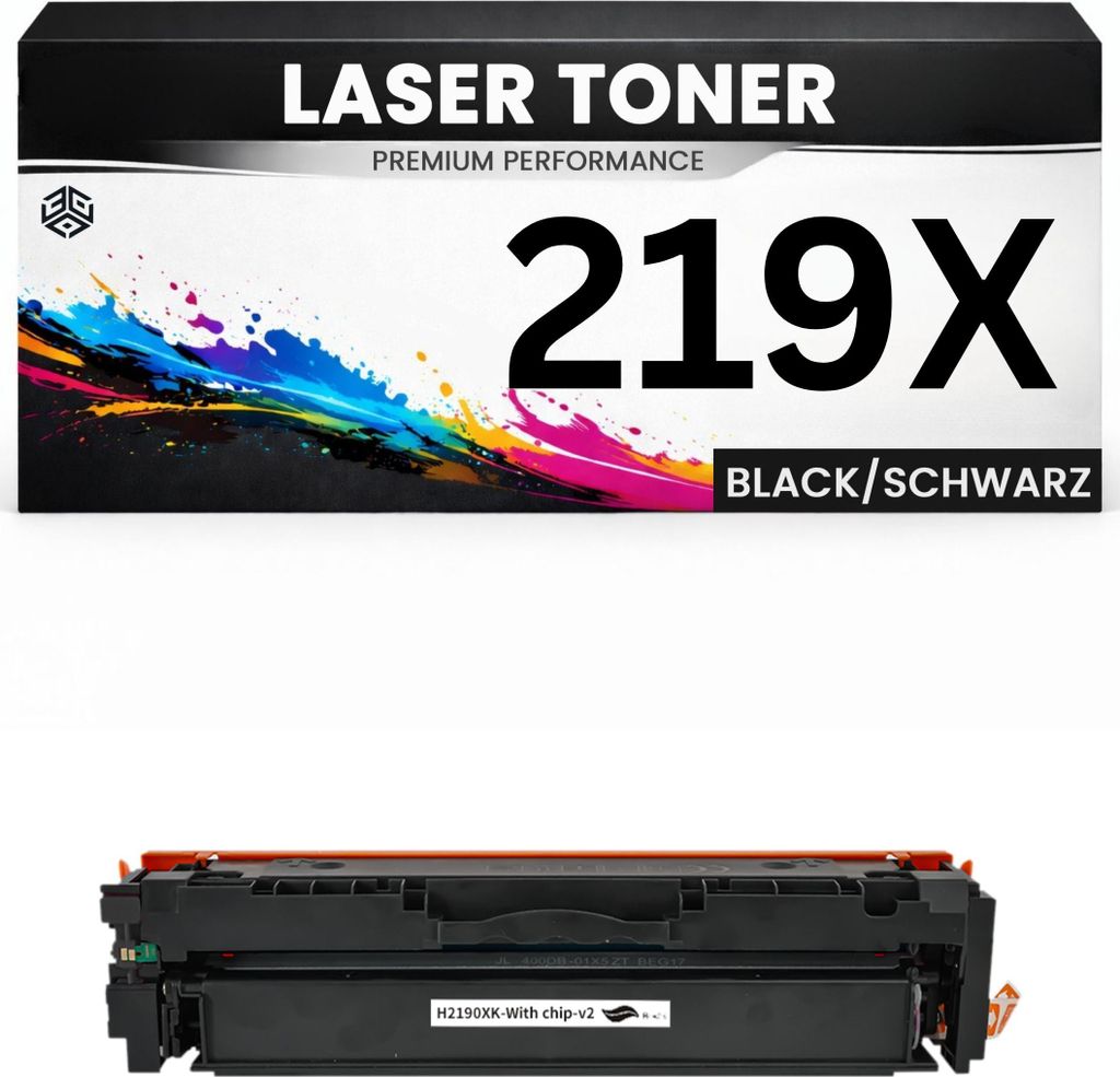 2 x XXL Toner 219X für HP kompatibel Schwarz W2190X Produktbild 