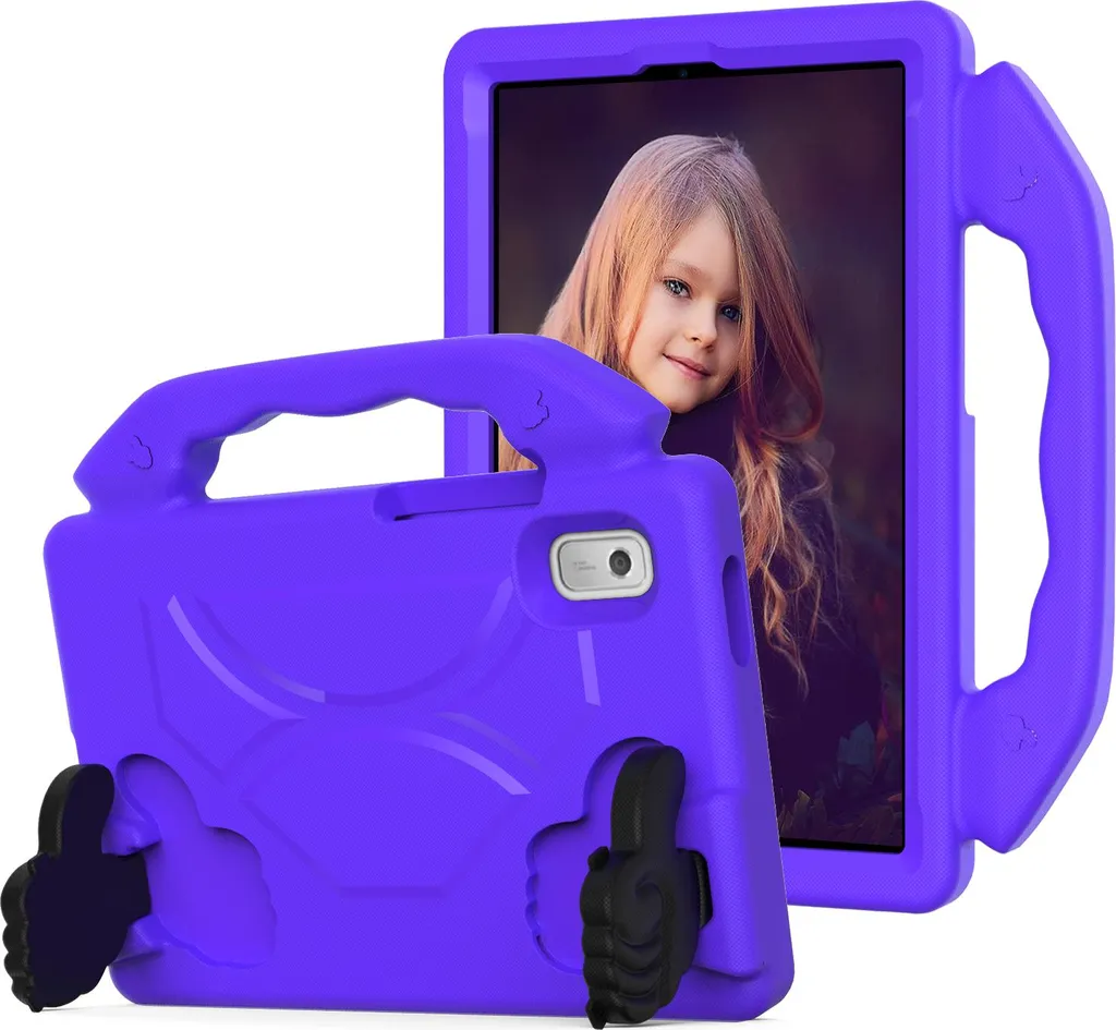 Cover Antiurto Lenovo Tab M9 TB-310FU | Custodia EVA Viola con Supporto