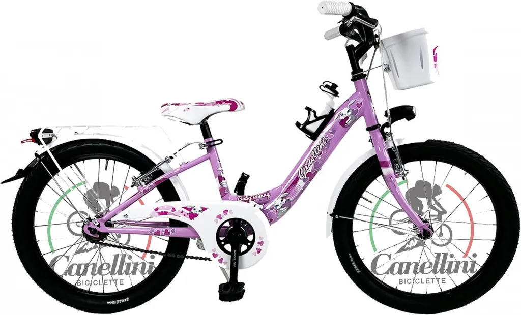 Vélo 20 pouces Canellini Venere Rose : stabilité et confort pour enfant