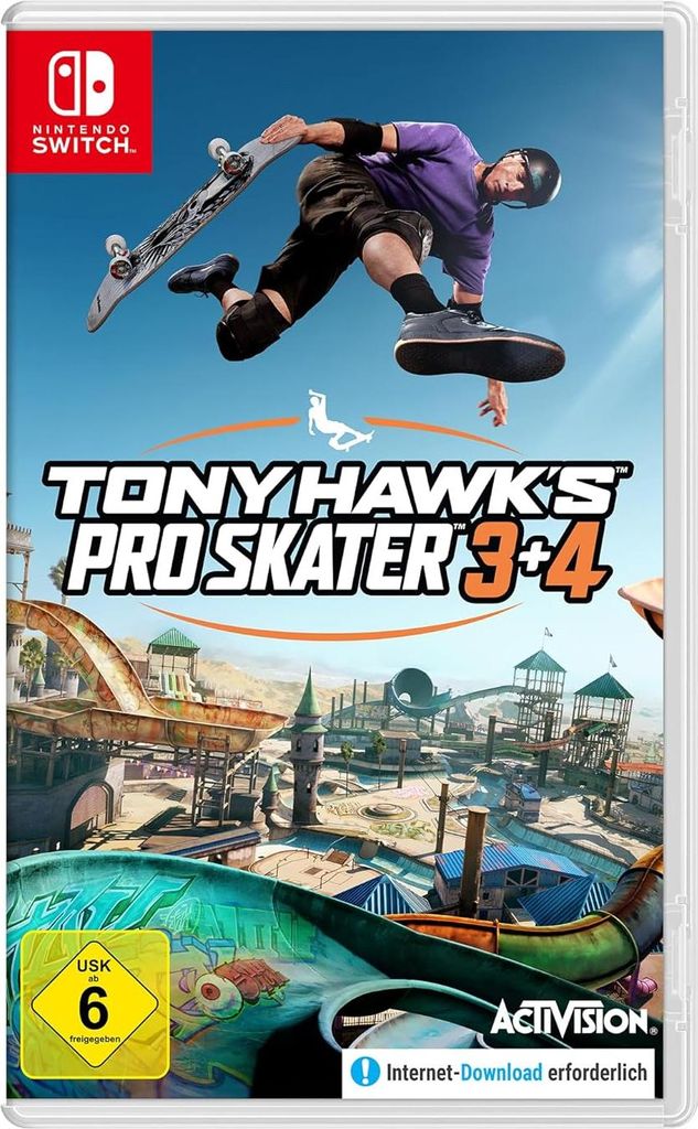 GAME Tony Hawks Pro Skater 3+4, Nintendo Switch, Powyżej 13 Zdjęcie produktu 