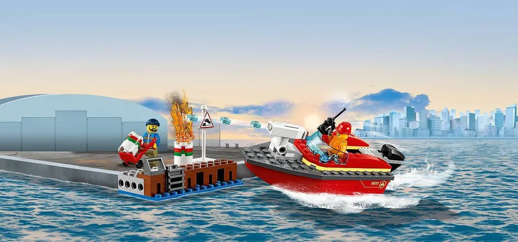 Jeu de Construction LEGO City 60213 pour Créer des Missions de Secours