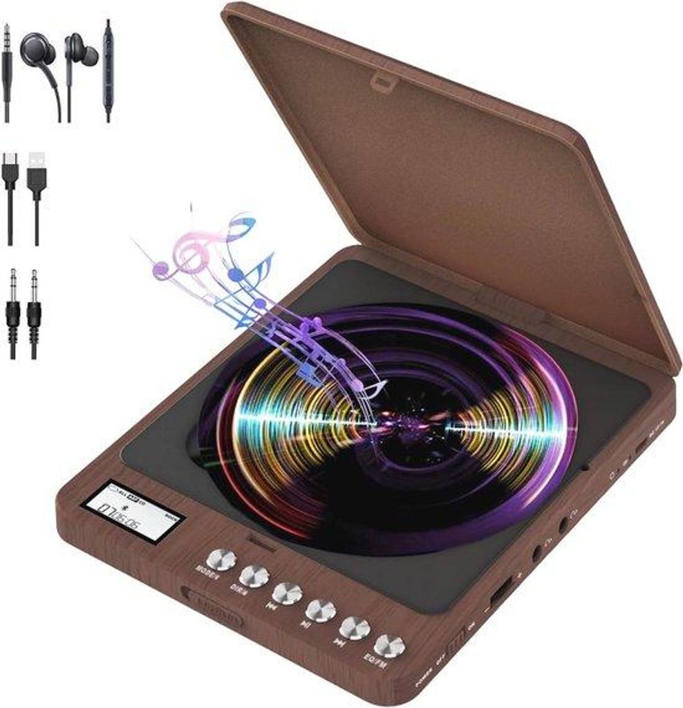 Autofähige CD-Player mit Bluetooth und FM-Funktion - Produktbild 
