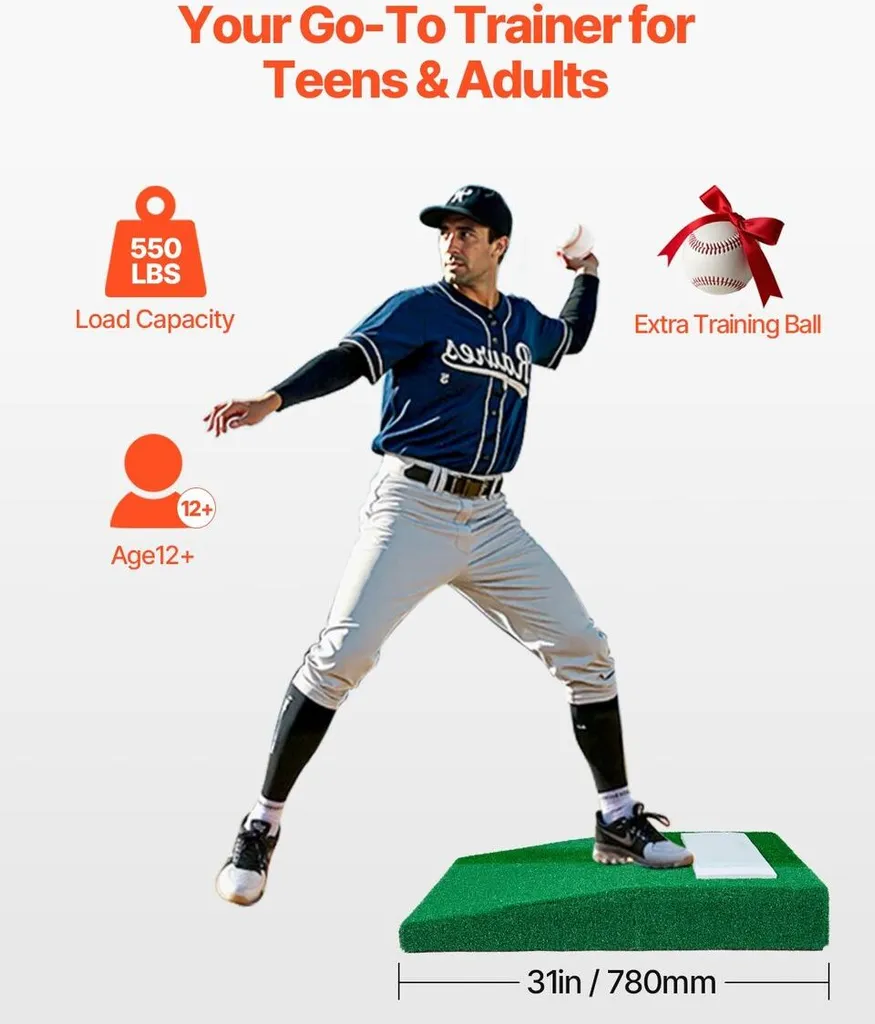 Plateforme de lancer portable 31'' équipement baseball et softball