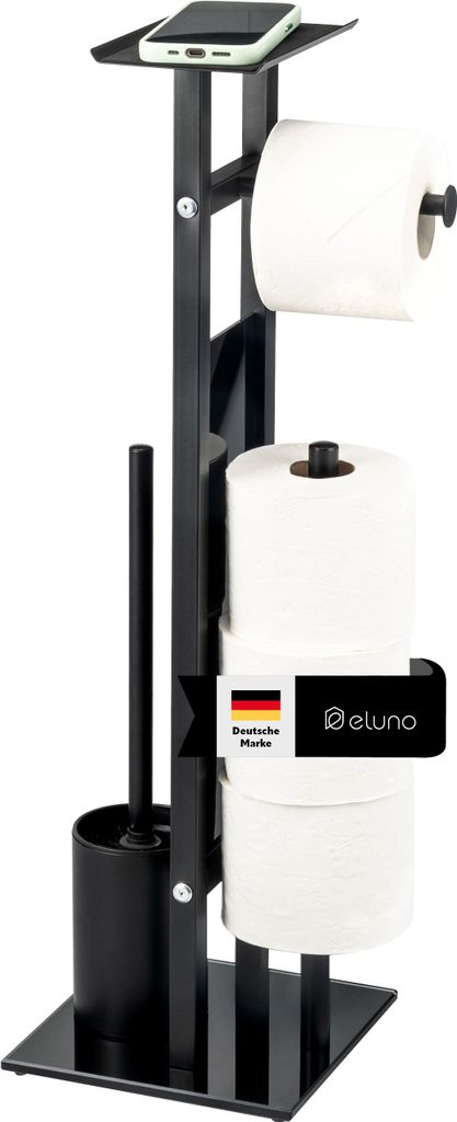 eluno stojaci WC set 4v1, WC kefa, držiak na rolky a Obrázok produktu 