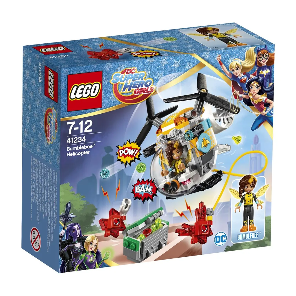 Protégez les Cristaux avec l'Hélicoptère LEGO 41234 Bumblebee DC Girls