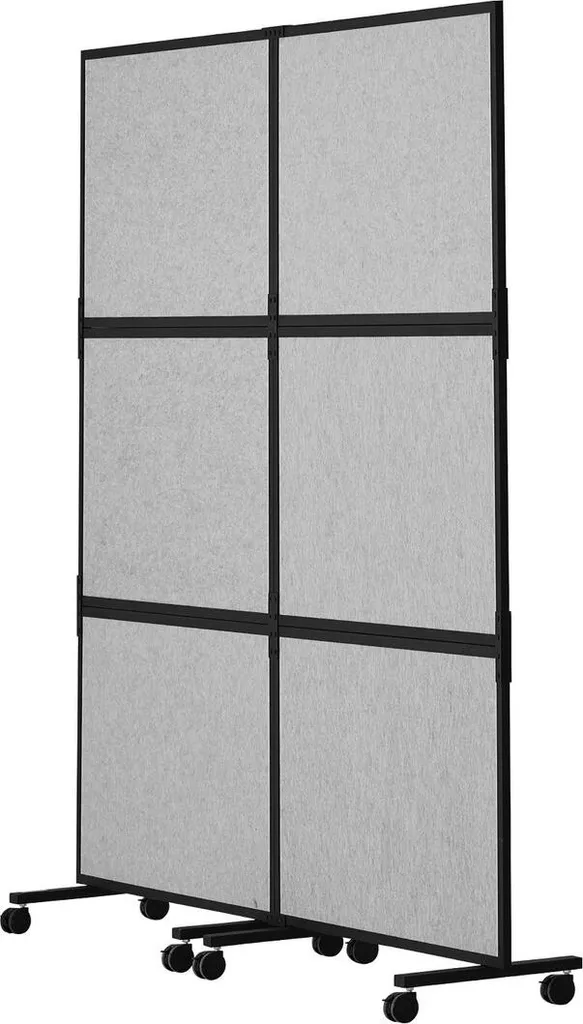 Cloison pour séparer les pièces et isoler du bruit - Set de 2 Gris