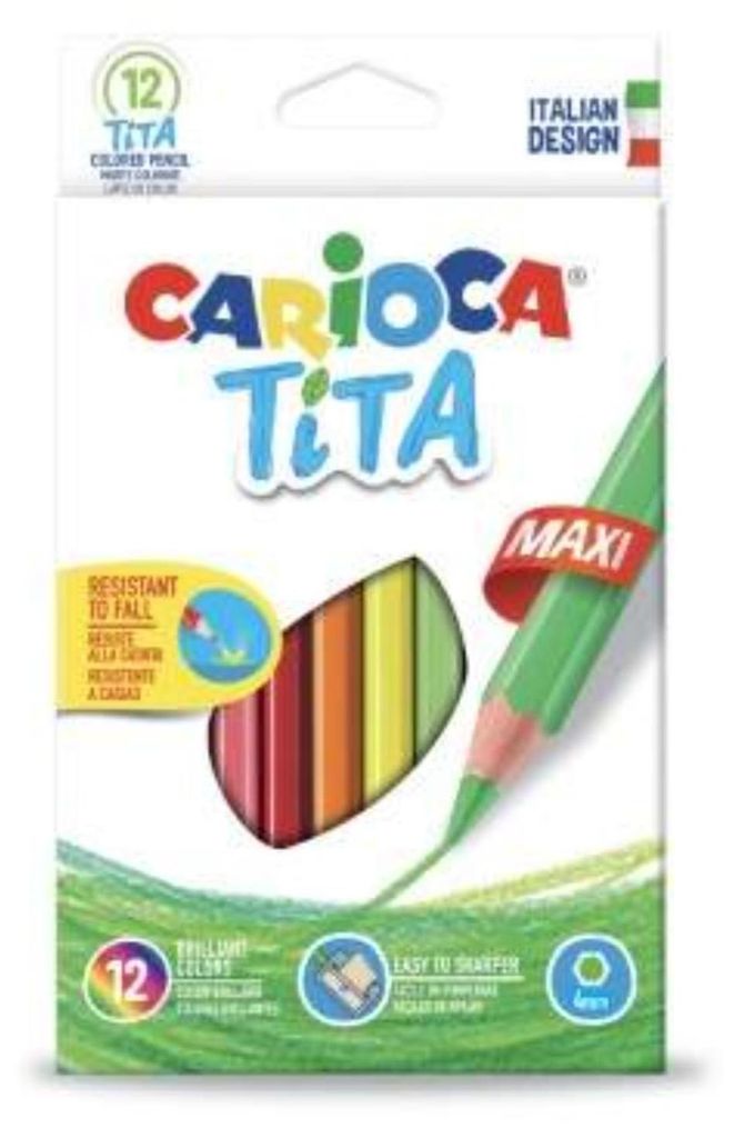 Carioca 42789 Tita Maxi – Buntstifte (Synthetic Resin, Produktbild 