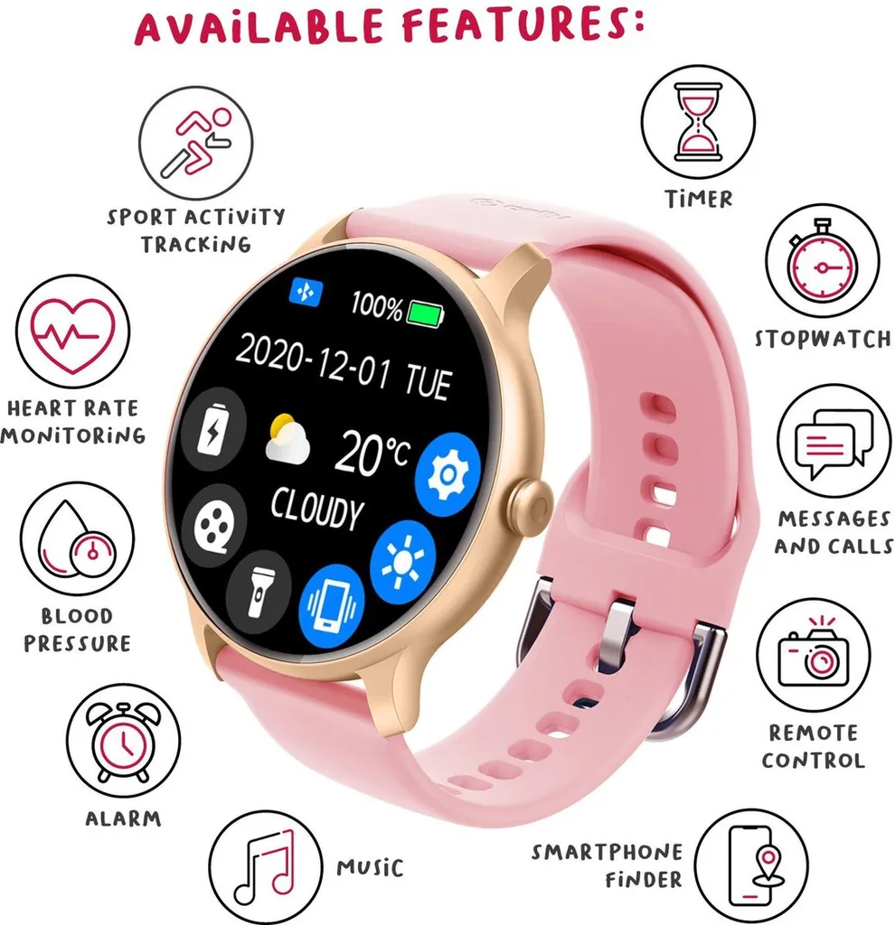 Montre connectée sport et santé Celly TRAINERMOON compatible Android et iOS