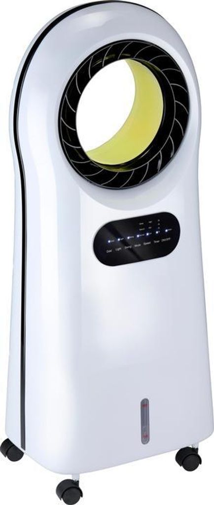 Commodoor Mobile LIFEBLADE Klimaanlage 110W 3,5L 3in1 Klimagerät – Luftkühler, Ventilator, Luftbefeuchter mit Fernbedienung & LED,