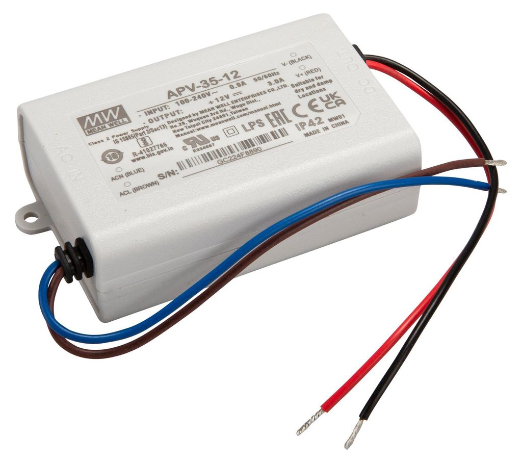 Mean Well APV-35-12 SNT 12V/0-3A/ 36W Produktbild 