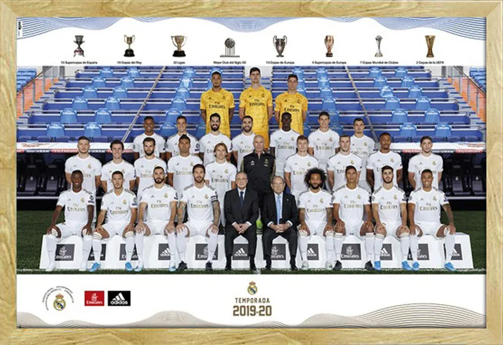 Cadre Photo Shinsuke Hêtre et Poster Real Madrid Vitre Acrylique