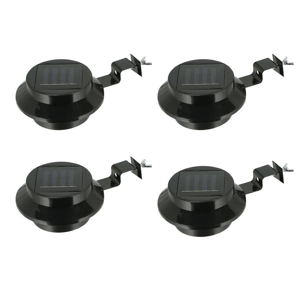 4x Solar Dachrinnenleuchte Dachrinnenlampe Dachrinnen Lampe Produktbild 