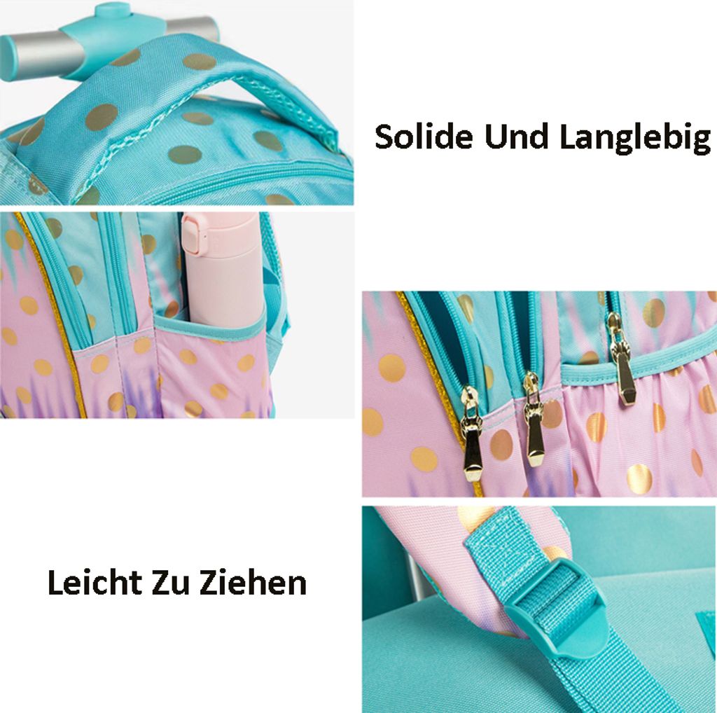 Schulrucksäcke 3 Stück für Kinder, Schultaschen Kinder Produktbild 6