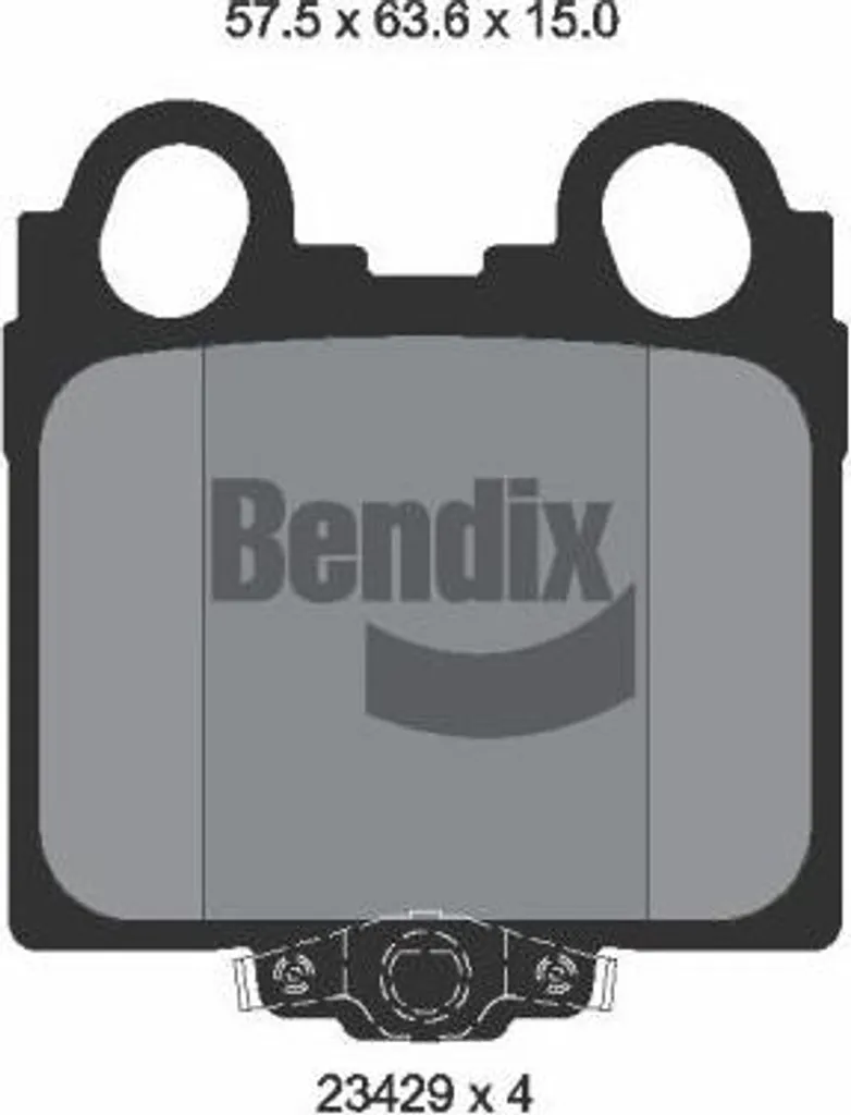 Jeu de Freins Bendix BPD1977 pour Entretien Lexus GS IS SC 0446630120