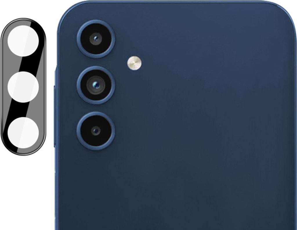 Techsuit Schutzglas für Samsung Galaxy A15 5G - Schwarz Produktbild 