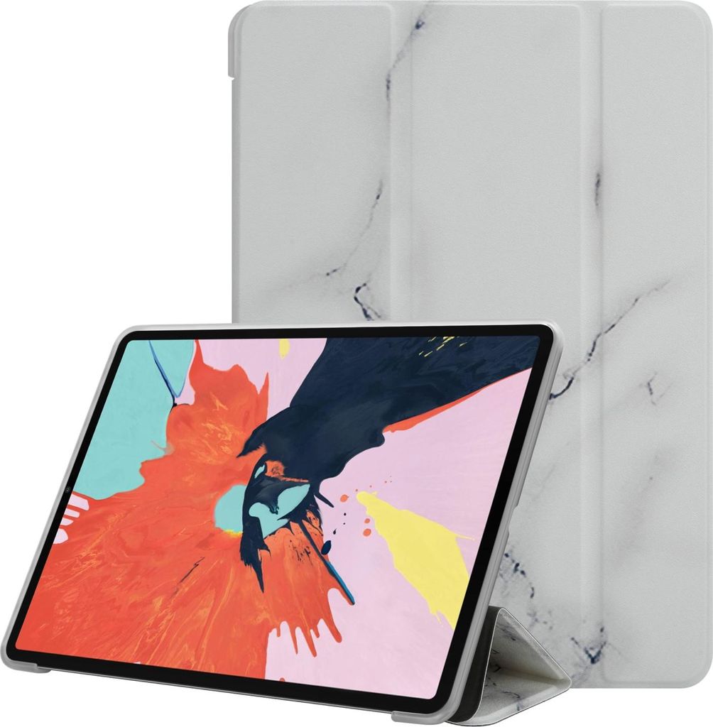 Cadorabo Hülle für Apple iPad PRO 11 2020 / 2021 (11 Zoll) Handyhülle Design Weiß Schutzhülle Tablet Hülle Etui TPU