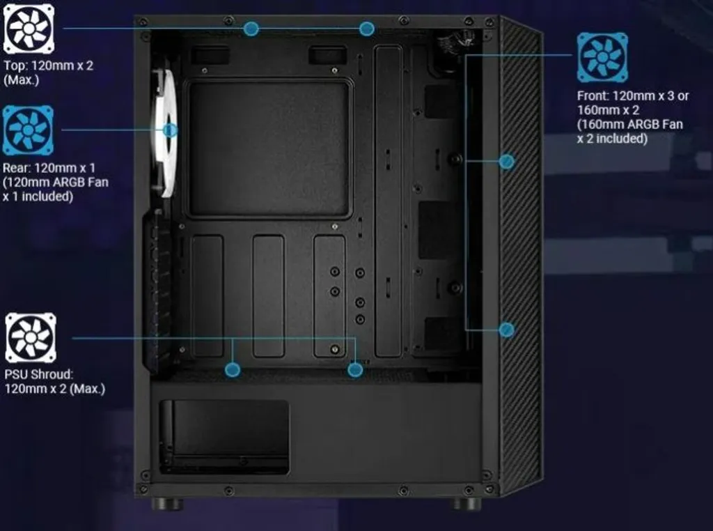 AeroCool Hive v1 ARGB Case - Il preferito dei nostri assemblatori - 6