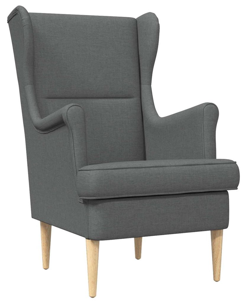 vidaXL Sessel Dunkelgrau Stoff