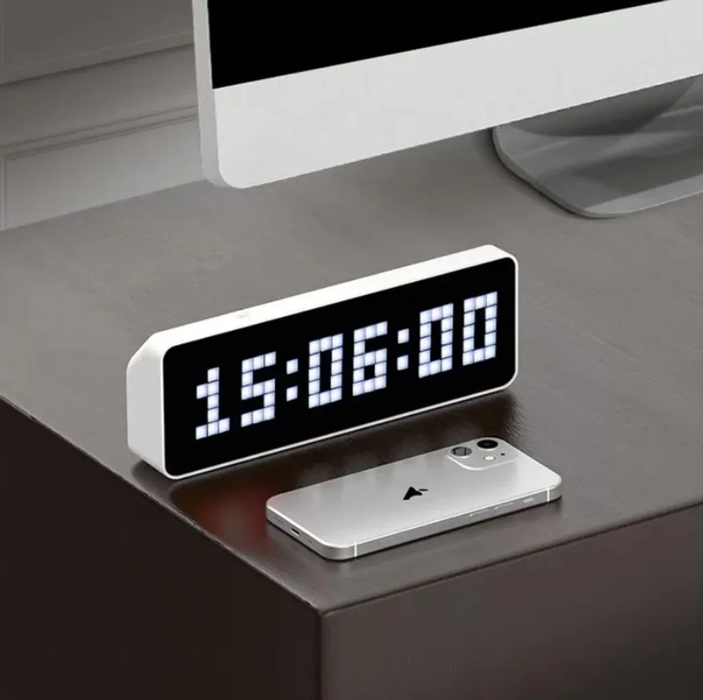 Ulanzi Smart Pixel Clock - Horloge Connectée TC001 avec Écran Matrix LED - 4