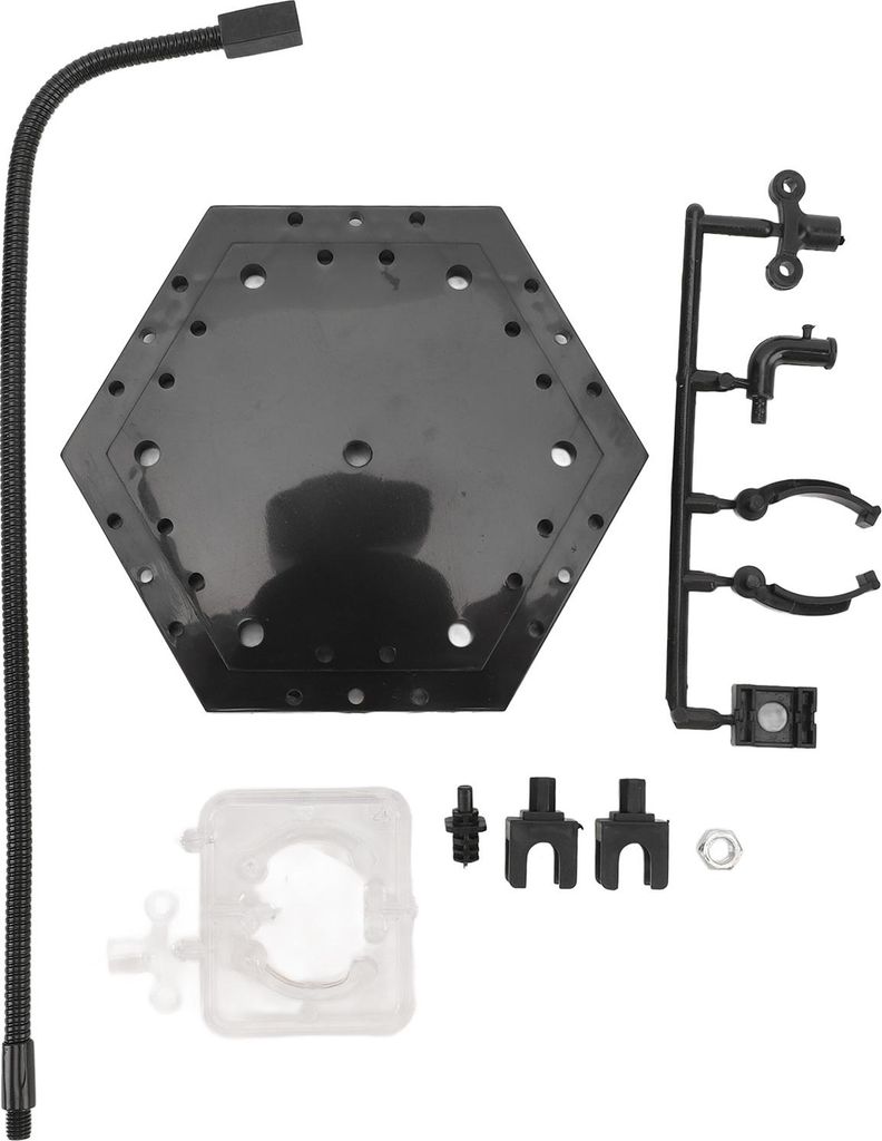 Aktion Figur Stand ABS Edelstahl Stall -Displayhalter für 6 -Zoll -Puppenschwarz
