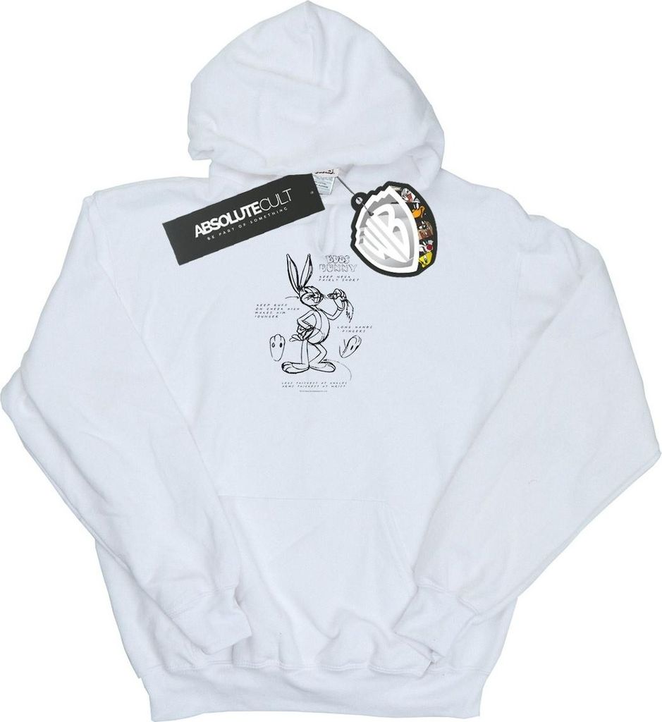 Looney Tunes - Kapuzenpullover für Herren BI13709 (L) (Weiß)