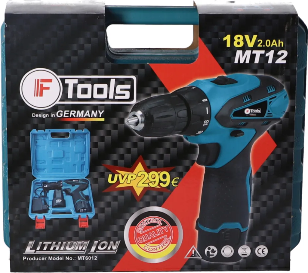 Perceuse visseuse sans fil 18V idéale pour bricoler en autonomie