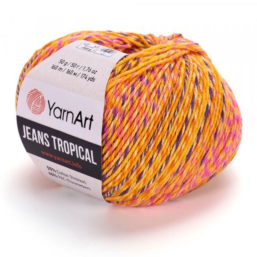 Yarn Art Jeans Tropical 617 Multi Strickgarn Produktbild 