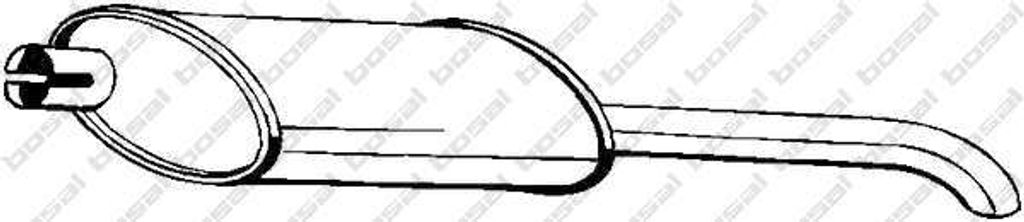 Bosal Endschalldämpfer 185-021