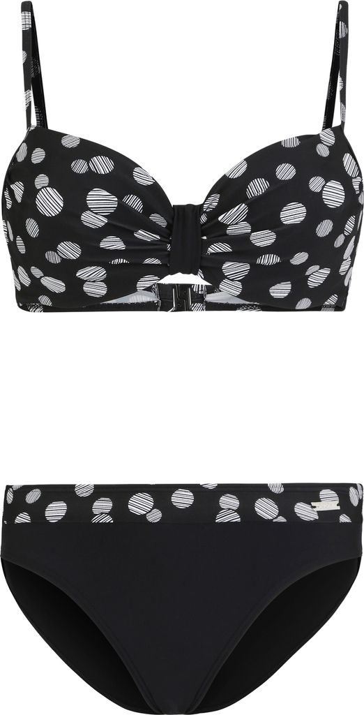 LASCANA Bügel-Bikini schwarz-weiß Größe 40 Cup E