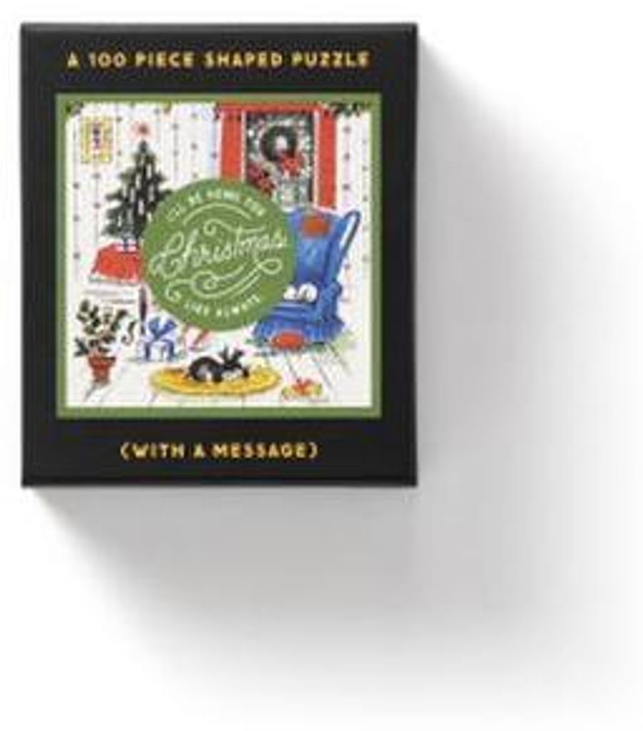 Home For Christmas 100 Stück Mini Shaped Puzzle Produktbild 