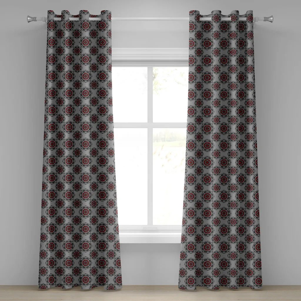 Tenda ABAKUHAUS Rossa e Nera 280x225 - Design Persiano per Interni