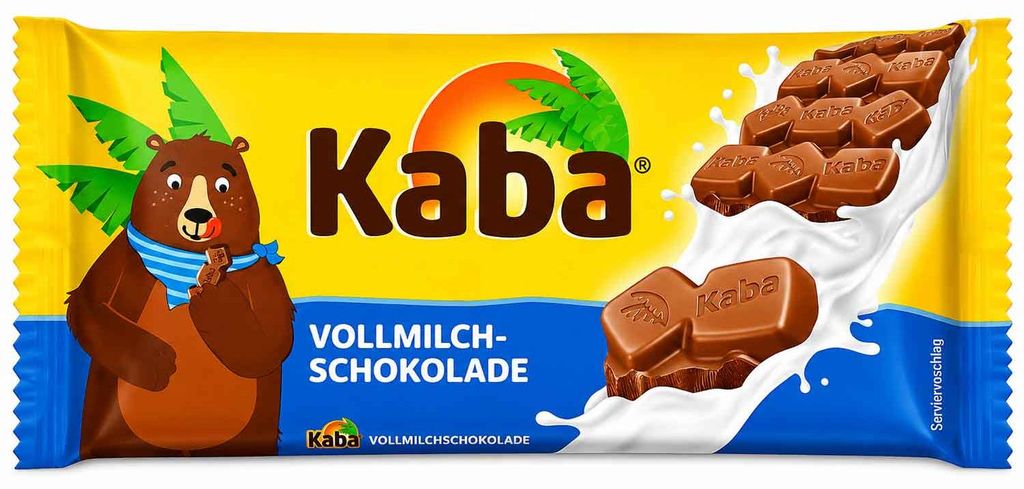 Baton z mlecznej czekolady Kaba o kremowej konsystencji Zdjęcie produktu 