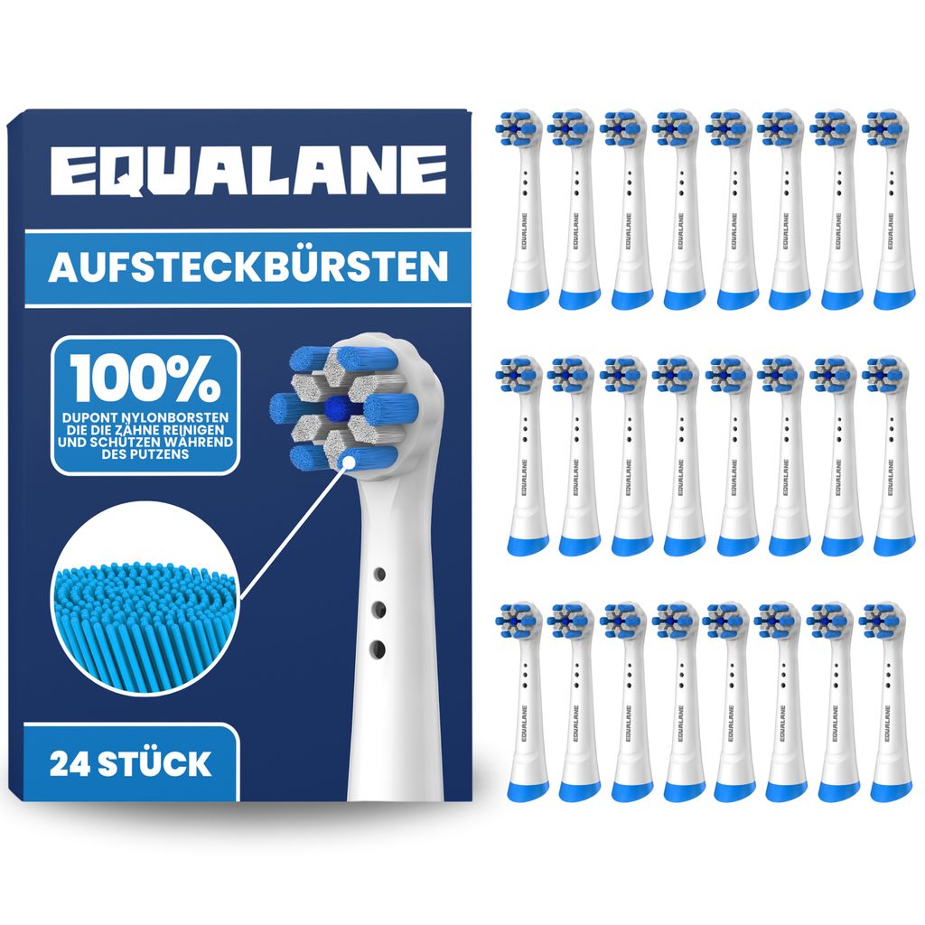 Universelle Oral-B iO Aufsteckbürsten - 24 Stück - EQUALANE