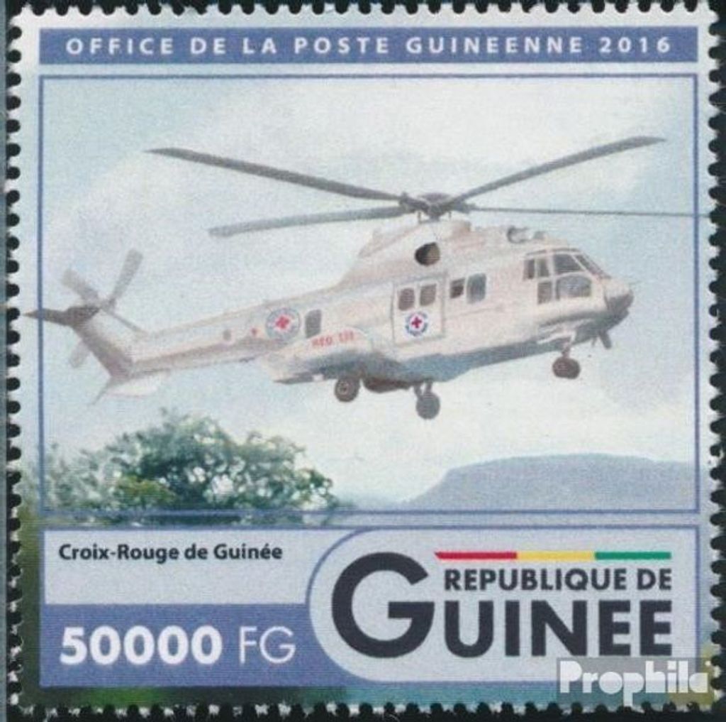Briefmarken Guinea 2016 Mi 12140 (kompl. Ausgabe) postfrisch Rotes Kreuz