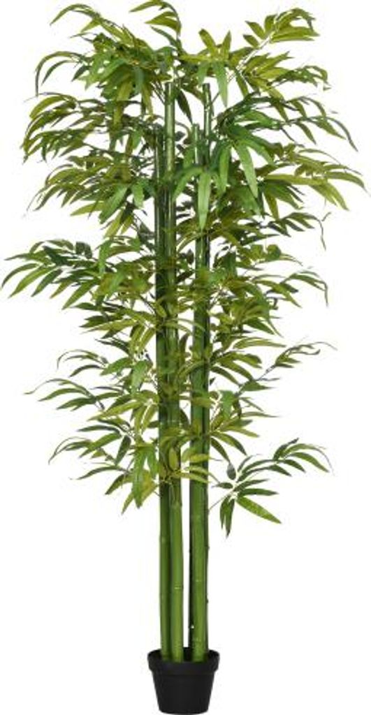 180x17x17cm Gruen Kunstliche Pflanze Bambusbaum Mit Uebertopf Dekorativer Kunstbaum Indoor Polyester