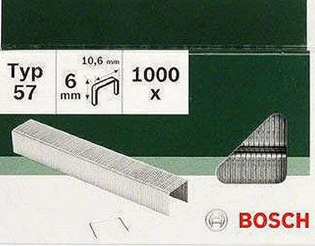Bosch  Klammern Typ 57 - 10.6 x 1.25  x 8 mm 1000 Produktbild 
