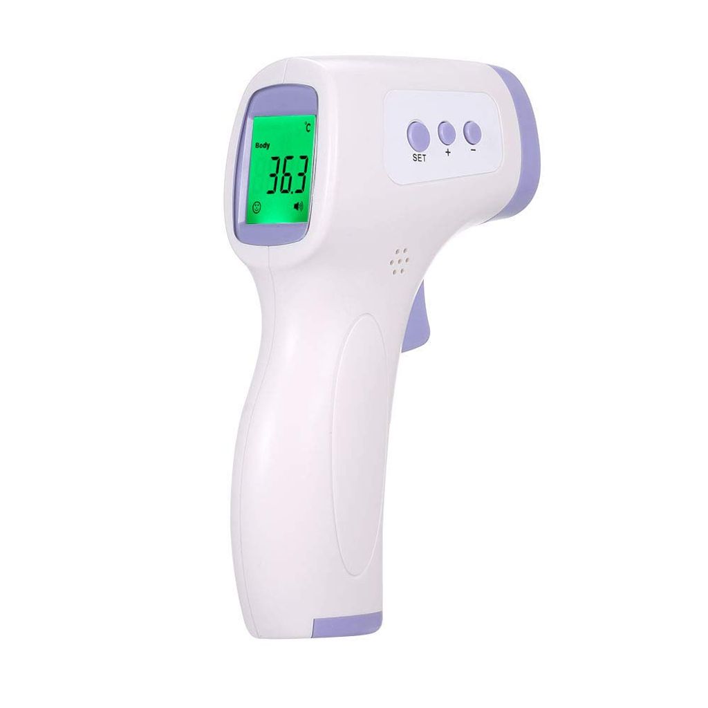 IR Fieberthermometer LCD Digital Infrarot Stirnthermometer Kontaktloses Körper #