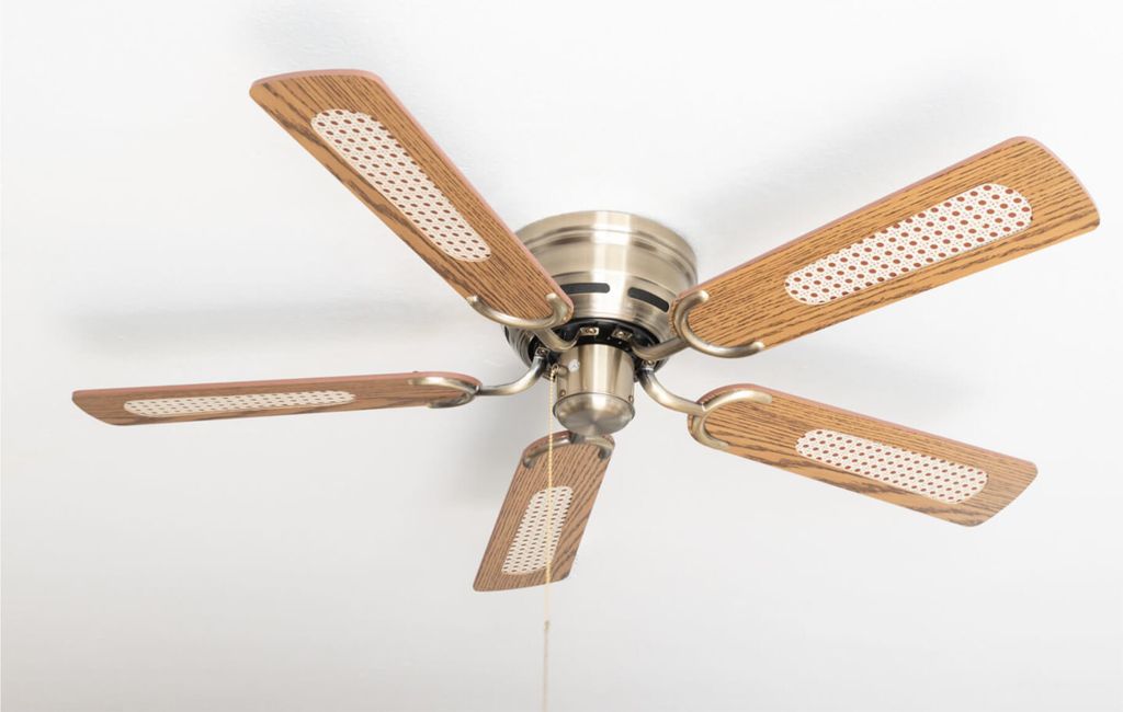 Ventilateur de plafond Pepeo Kisa Deluxe Laiton antique 105 Image du produit 