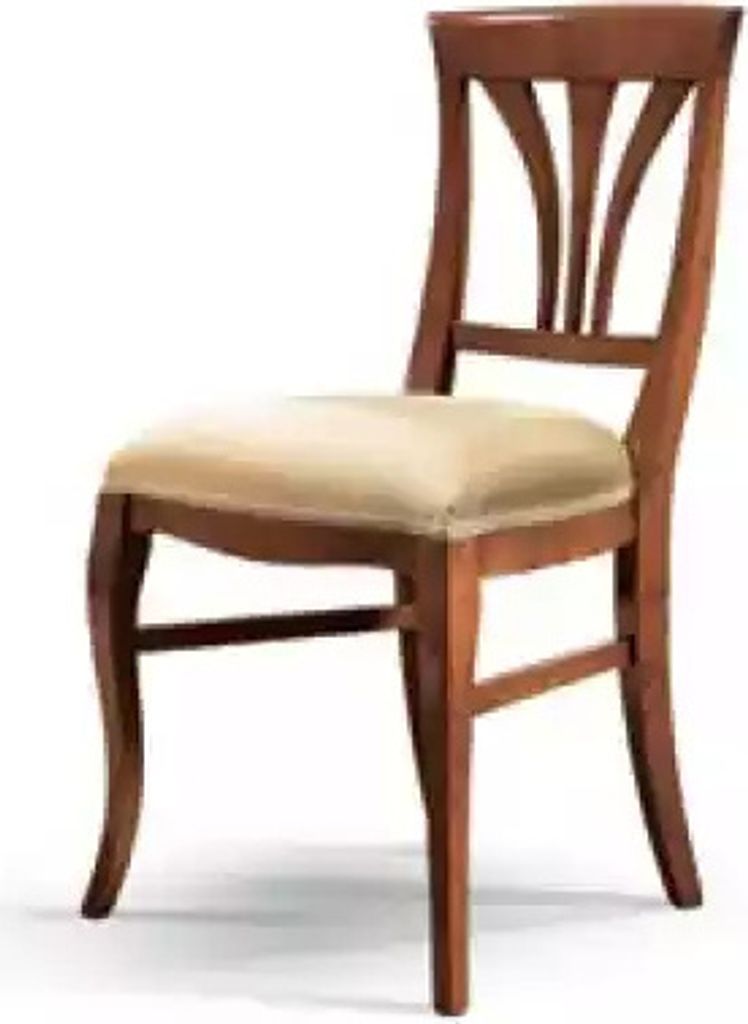 Stuhl Braun Esszimmer Stil Klassischer Stühle Polster Design Luxus Neu