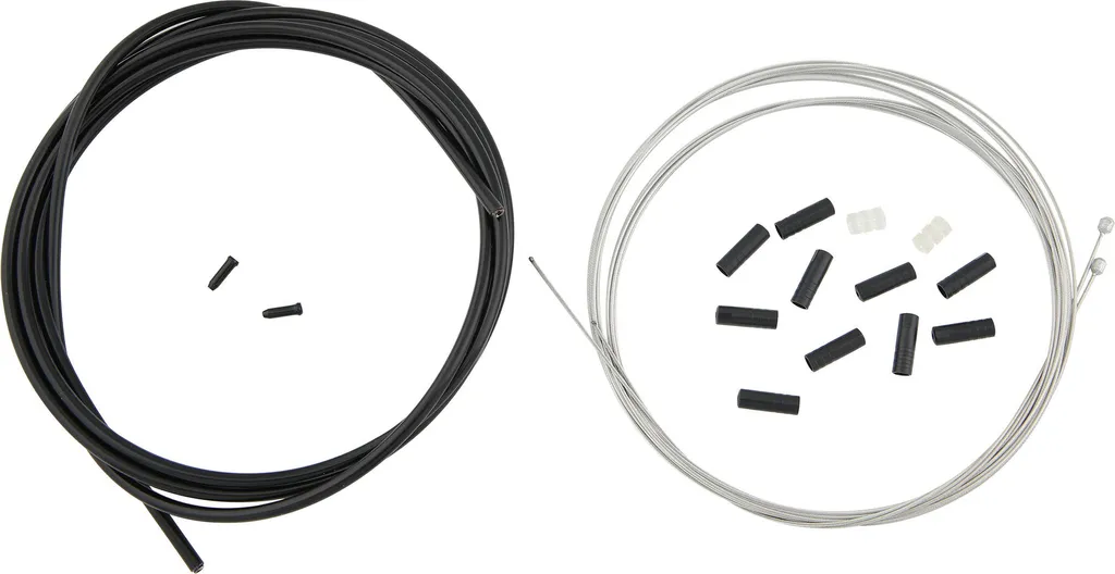 Kit de câbles de dérailleur universel pour vélo de route et vtt noir