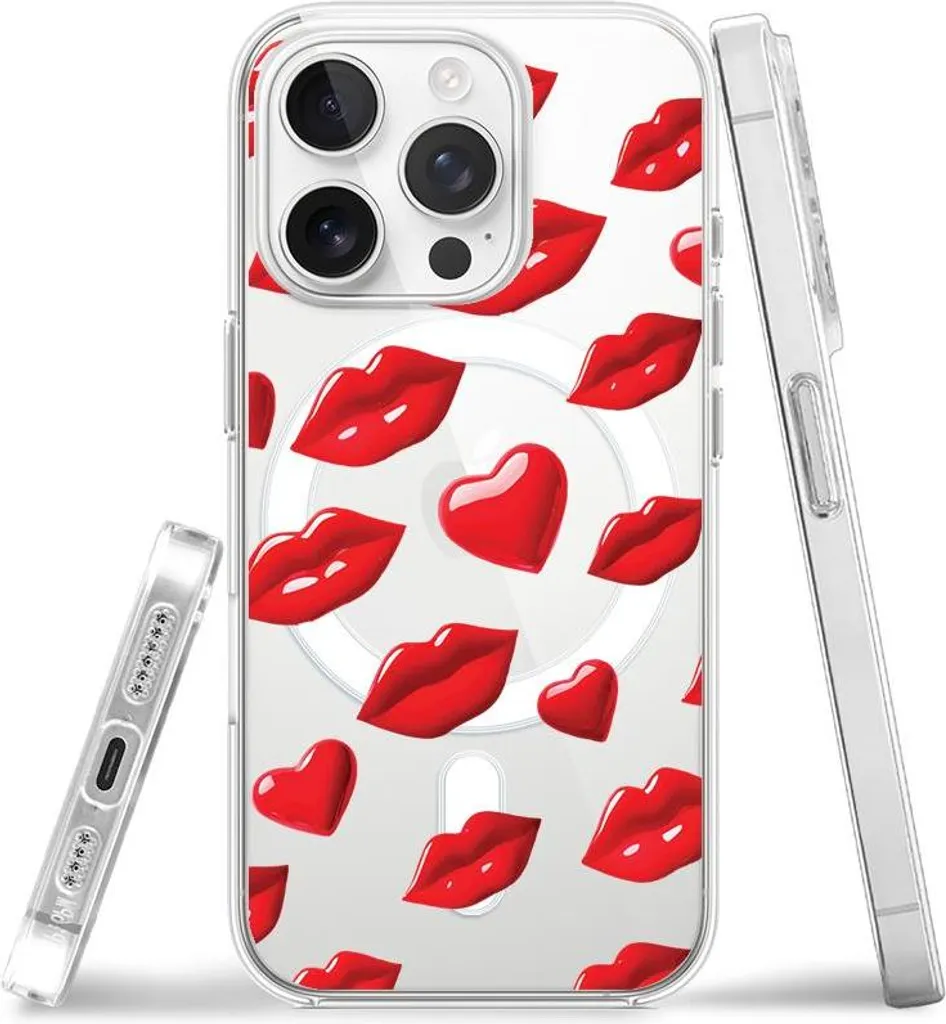 Custodia per iPhone 13 Pro Max, MagSafe, trasparente, design - 3