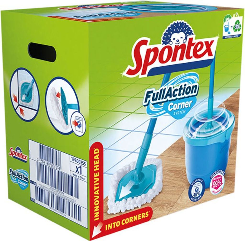 Set für den Spontex Corner System Rotationsmopp
