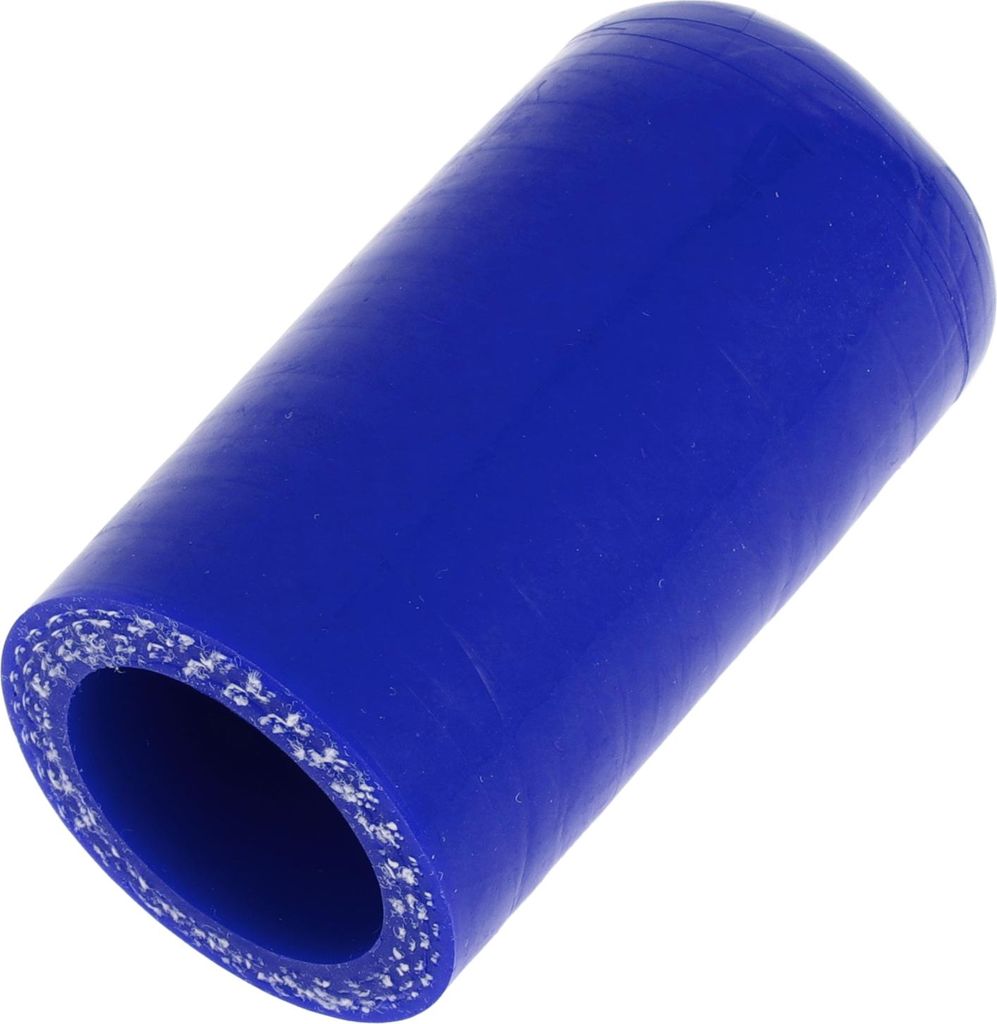 1 Stück 50mm Länge 22mm/0,87" ID Blaue Autosilikon-Schlauch-Endkappe Silikon-Verstärkungskappe für Bypass-Rohr Universal